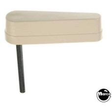 #A-3994-5 FLIPPER & SHAFT - BALLY PRE-1987 WHITE #A-3994-5 FLIPPER & SHAFT - BALLY PRE-1987 WHITE