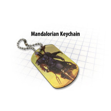 Tilt - Mandalorian Yellow Dog Tag Keychain