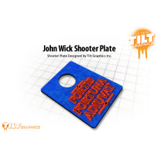 Tilt - John Wick : Fortune favors the Bold BLUE Shooter Plate 
