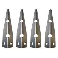 Cabinet Protectors - 12 Gauge Metal Spacer Set 4