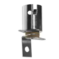 #077-5100-00 LAMP SOCKET - LARGE BAYONET 5/8 INCH L BRKT.
