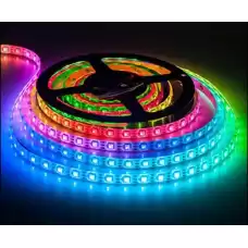 DC5V 60 led pixel 5050 individually addressable RGB IP20 5 metre roll pre ended