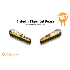 Tilt - Dialed in Flipper Bat Decals Tilt - Dialed in Flipper Bat Decals