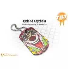 Tilt - Cyclone Red Keychain