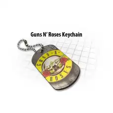 Tilt - Guns N Roses Bullet Dog Tag Keychain