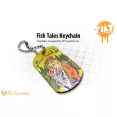 Tilt - Fish Tales Play Field Dog Tag Keychain