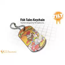 Tilt - Fish Tales Dog Tag Keychain