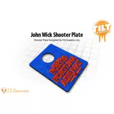 Tilt - John Wick : Fortune favors the Bold BLUE Shooter Plate 