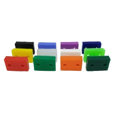 RUBBER BUMPER PAD 11/16 X 1 X 1/4 INCH THICK